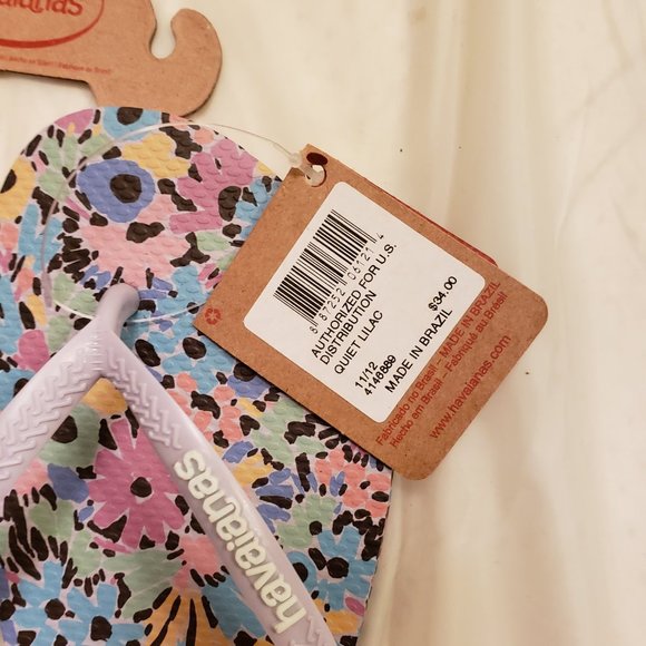 Havaianas Quiet Lilac Flip Flops Thongs - Picture 3 of 6